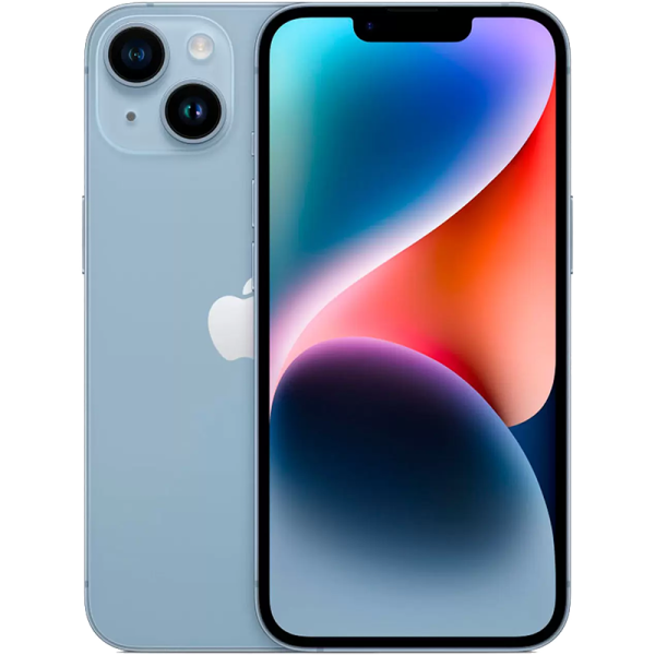 Смартфон Apple iPhone 14 128GB Голубой для других стран for iphone se 2022 2020 8 7 armor series holder phone case blue
