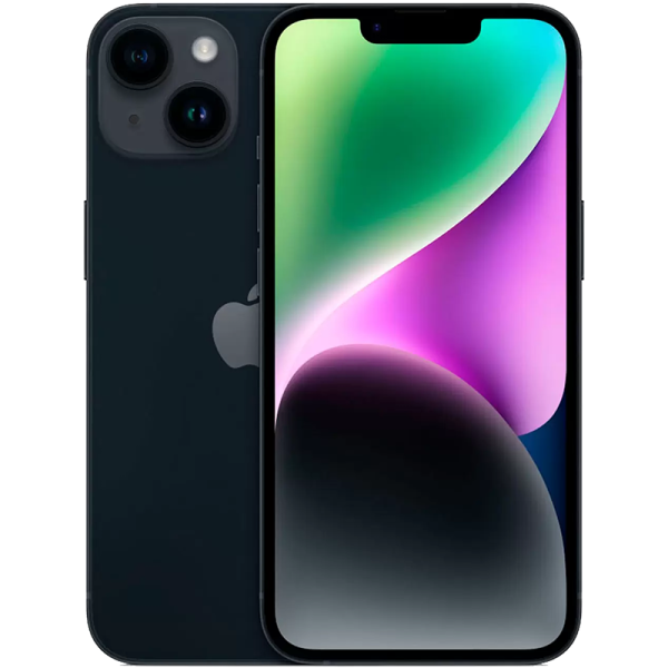 Смартфон Apple iPhone 14 128GB Темная ночь для других стран смартфон apple iphone 15 pro 128gb blue titanium dual sim для других стран