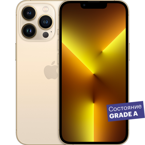 Смартфон Apple iPhone 13 Pro Max 128GB Золотой Grade A смартфон apple iphone 13 pro 128gb графитовый как новый