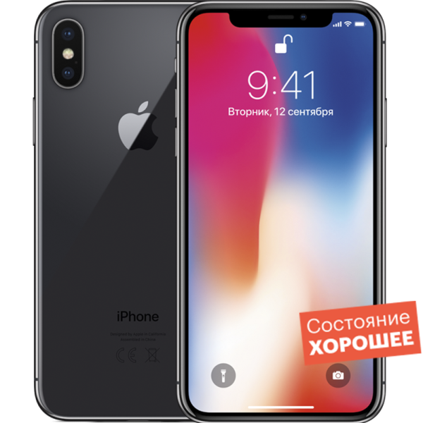[hk warehouse] apple iphone 12 64gb unlocked mix colors used a grade Смартфон Apple iPhone X 64GB Space Gray  