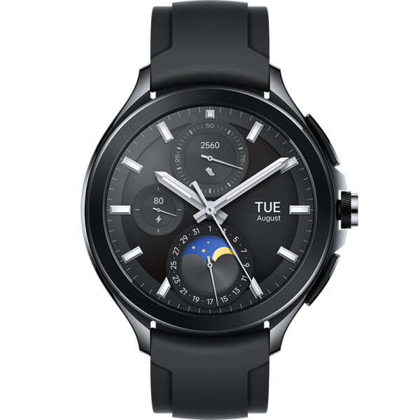 Умные часы  Xiaomi Watch 2 Pro, черные смарт часы samsung galaxy watch 6 44 мм 1 5 amoled серебро sm r940nzsacis