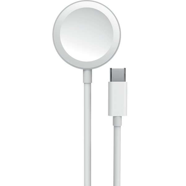 Зарядное устройство сетевое Stellarway USB Type-C Qi 5W, белое зарядное устройство беспроводное apple watch magnetic fast charger to usb c 1м mt0h3fe a белое