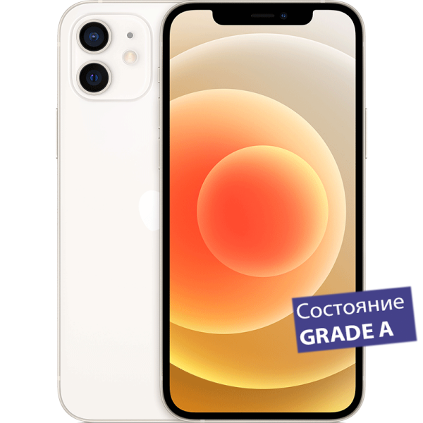 Смартфон Apple iPhone 12 64GB Белый Grade A смартфон apple iphone 12 64gb фиолетовый grade a