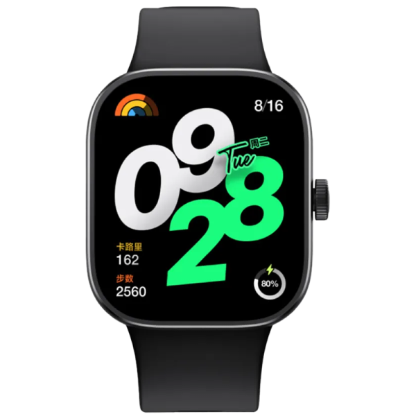 Умные часы  Xiaomi Redmi Watch 4, Obsidian Black умные часы global verison mibro watch t1 с 1 6 дюймовым amoled экраном водонепроницаемость 2atm